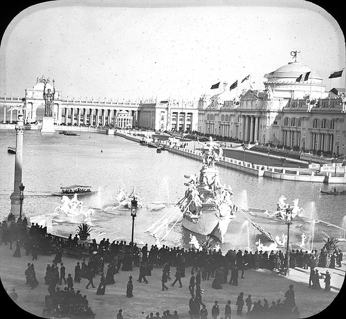 Court of Honor from Administration Building Chicago World's Columbian Exposition in 1893 Court of Honor from Administration Building Chicago World's Columbian Exposition in 1893