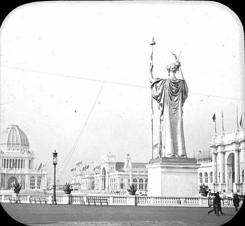 Chicago World's Columbian Exposition in 1893 Court of Honor from Peristyle Chicago World's Columbian Exposition in 1893 Court of Honor from Peristyle