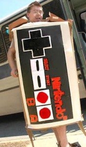 Halloween costume nintendo controller