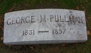 George Pullman grave marker George Pullman grave marker
