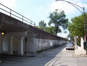 Bloomingdale Trail from the ground