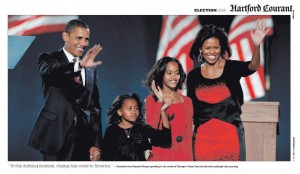Hartford Obama Election Victory Newspaper Hartford Obama Election Victory Newspaper