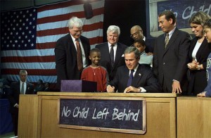 Bush Signs No Child Left Behind Bush Signs No Child Left Behind